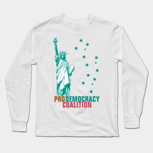 Pro Democracy Coalition Long Sleeve T-Shirt